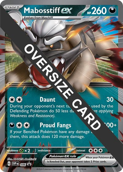 PR: Mabosstiff ex - Jumbo Card (Holofoil)