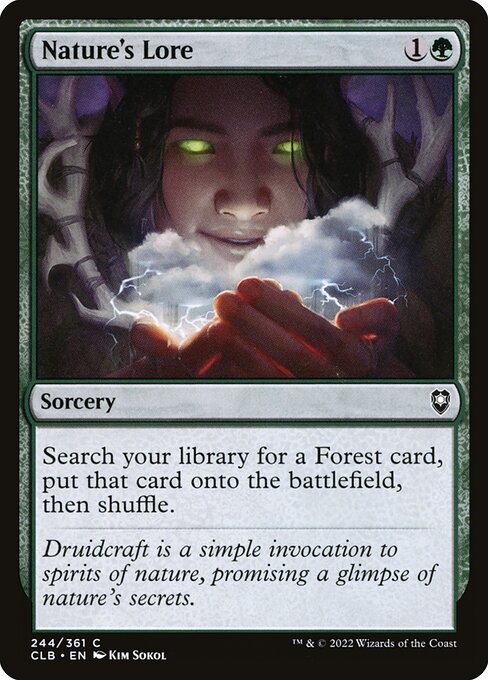 CLB: Nature's Lore (Foil)