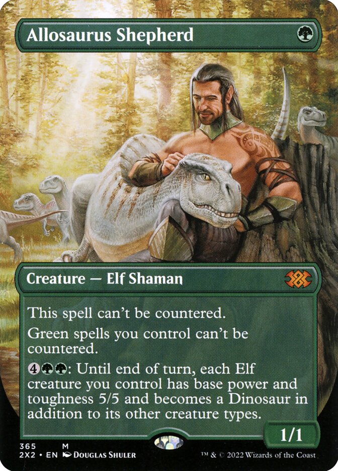 Allosaurus Shepherd (Borderless) [Foil] :: 2X2