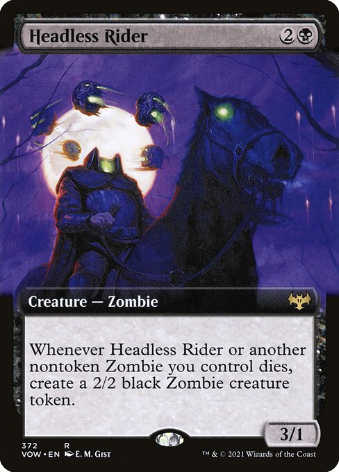 VOW: Headless Rider (Extended Art) (Foil)