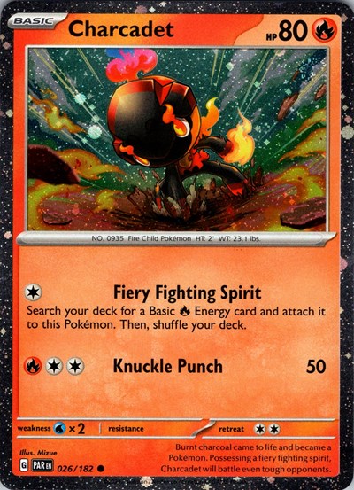 MCAP: Charcadet - 026/182 (Cosmos Foil) (Holofoil)