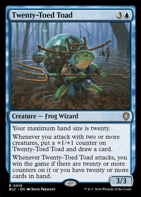 BLC: Twenty-Toed Toad