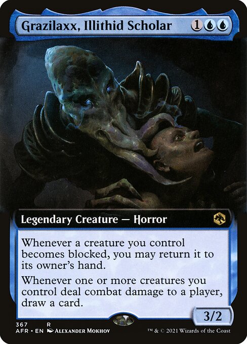AFR: Grazilaxx, Illithid Scholar (Extended Art) (Foil)