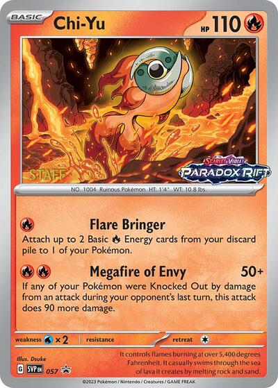 SVP: Chi-Yu - 057 (Prerelease) [Staff] (Holofoil)