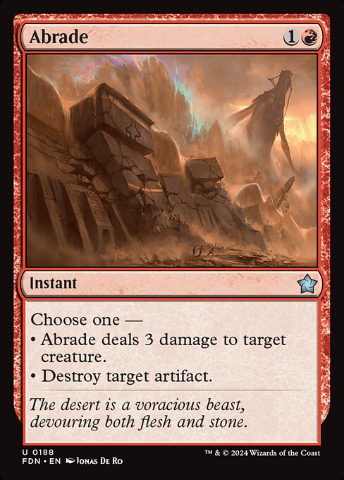FDN: Abrade (Foil)