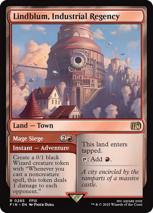 FIN: Lindblum, Industrial Regency (Foil)