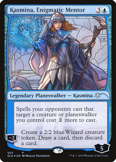 SLD: Kasmina, Enigmatic Mentor (Stained Glass) (Foil)