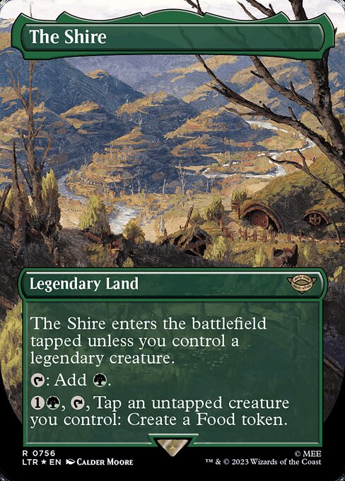 LTR: The Shire (Borderless) (Surge Foil)