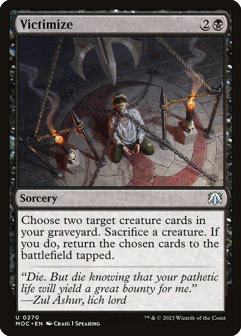 MOC: Victimize