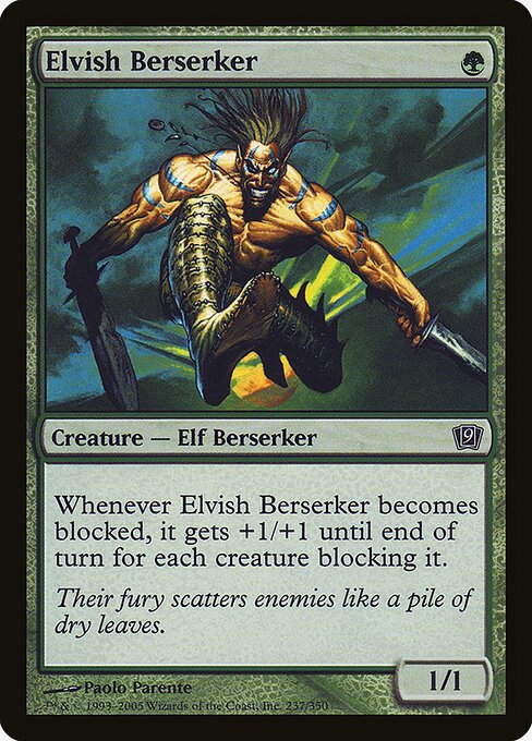 9ED: Elvish Berserker (Foil)