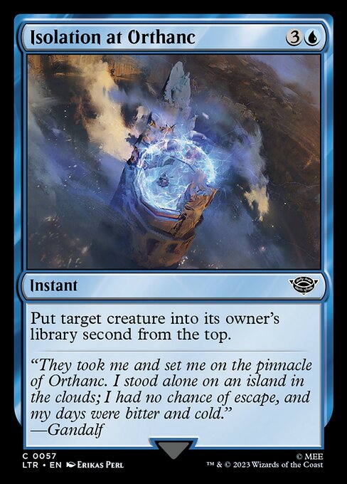 LTR: Isolation at Orthanc