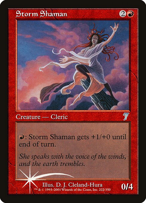 7ED: Storm Shaman (Foil)