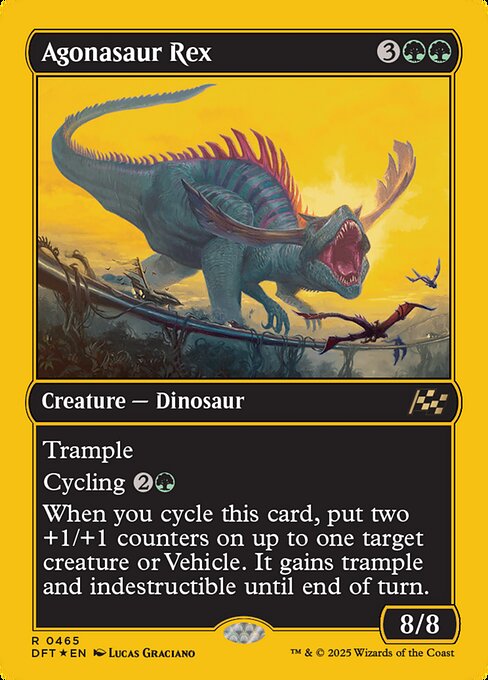 DFT: Agonasaur Rex (First-Place Foil)