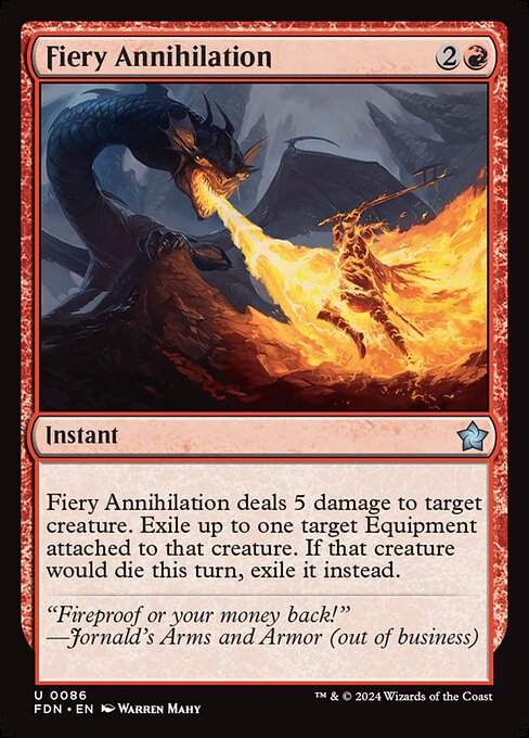 FDN: Fiery Annihilation (Foil)