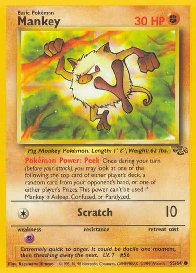 Mankey 55/64 Unlimited Jungle