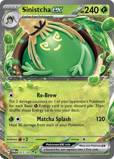 TWM: Sinistcha ex - 023/167 (Holofoil)