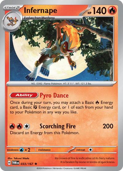 TWM: Infernape - 033/167 (Holofoil)