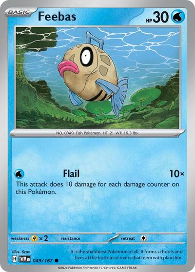 TWM: Feebas (Reverse Holofoil)
