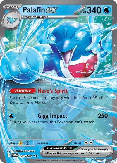 TWM: Palafin ex - 061/167 (Holofoil)