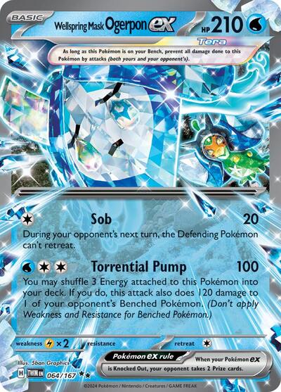 TWM: Wellspring Mask Ogerpon ex - 064/167 (Holofoil)