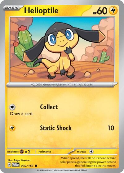 TWM: Helioptile (Reverse Holofoil)
