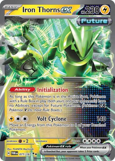 TWM: Iron Thorns ex - 077/167 (Holofoil)