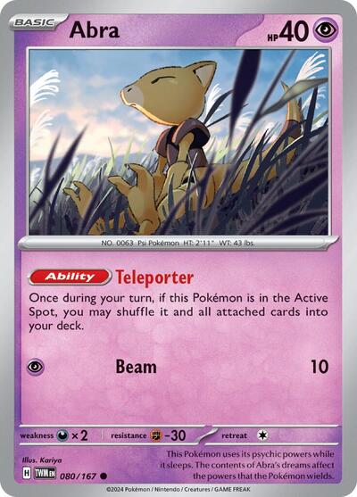 TWM: Abra (Reverse Holofoil)
