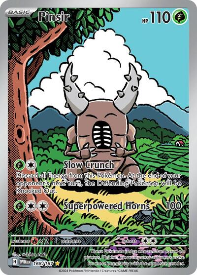 TWM: Pinsir - 168/167 (Holofoil)