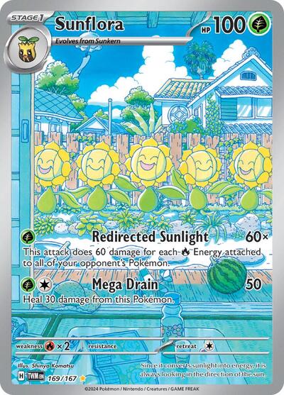 TWM: Sunflora - 169/167 (Holofoil)