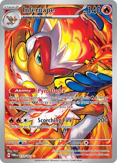 TWM: Infernape - 173/167 (Holofoil)
