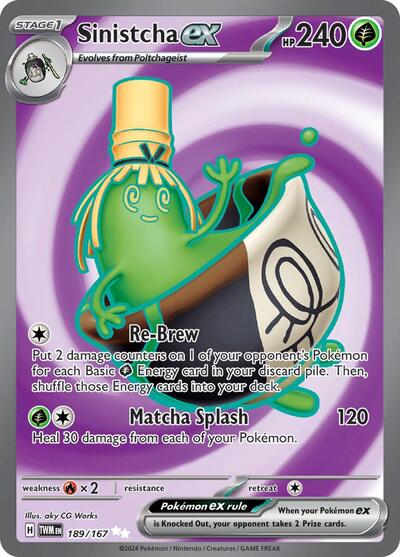 TWM: Sinistcha ex - 189/167 (Holofoil)