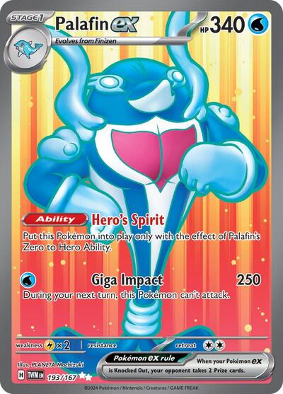 TWM: Palafin ex - 193/167 (Holofoil)