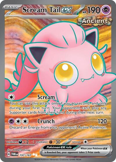 TWM: Scream Tail ex - 197/167 (Holofoil)