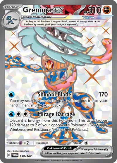 TWM: Greninja ex - 198/167 (Holofoil)
