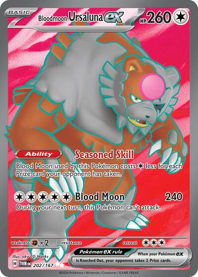TWM: Bloodmoon Ursaluna ex - 202/167 (Holofoil)