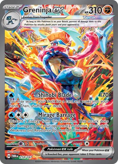 TWM: Greninja ex - 214/167 (Holofoil)