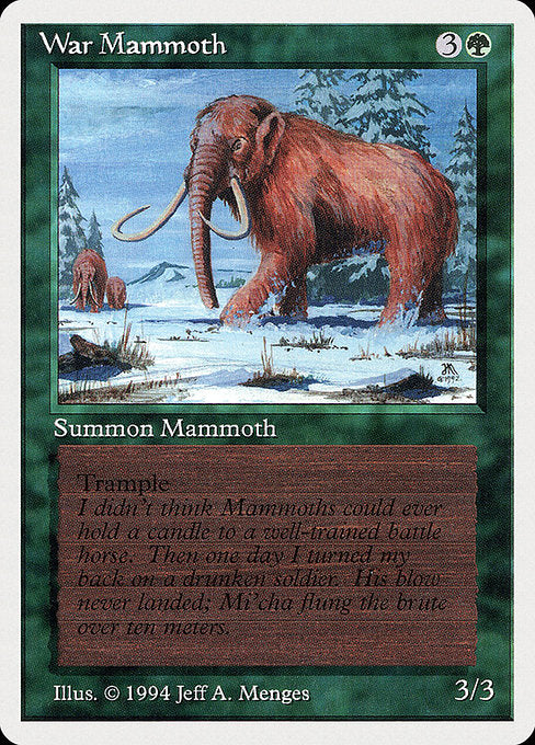 SUM: War Mammoth