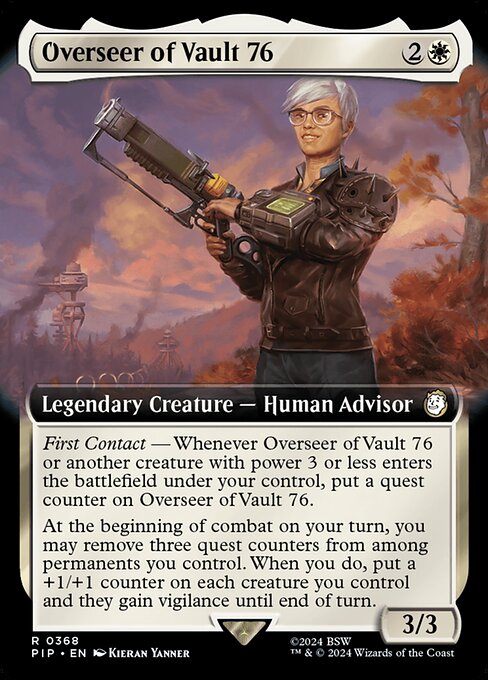 PIP: Overseer of Vault 76 (Extended Art) (Foil)