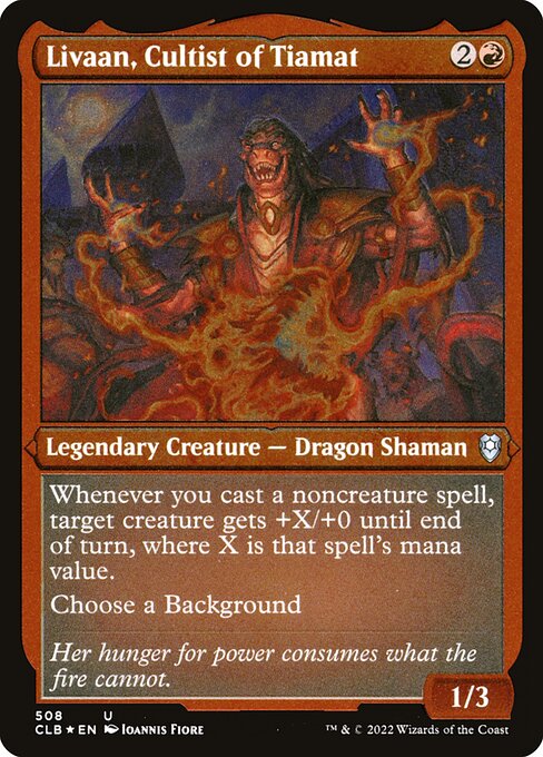 CLB: Livaan, Cultist of Tiamat (Foil Etched)
