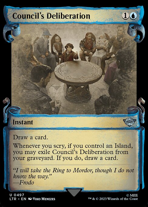 LTR: Council's Deliberation (Showcase Scrolls) (Foil)