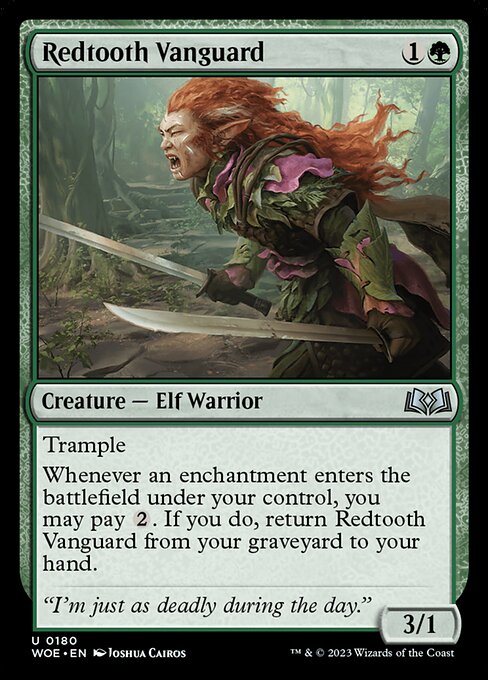 WOE: Redtooth Vanguard (Foil)