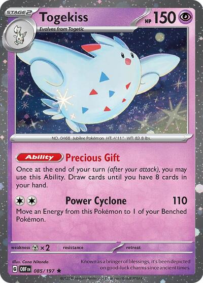 BLE: Togekiss - 085/197 (Cosmos Holo) (Holofoil)