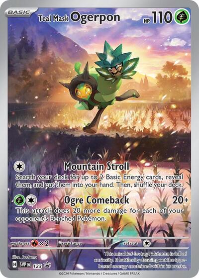 SVP: Teal Mask Ogerpon - 123 (Holofoil)