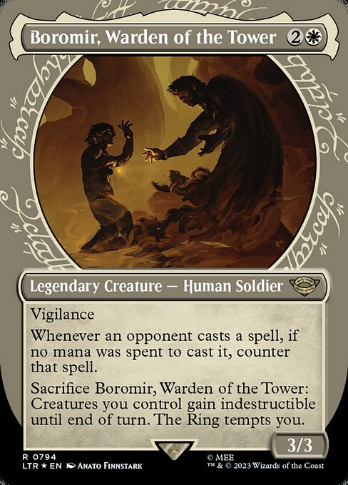 LTR: Boromir, Warden of the Tower (Showcase) (Surge Foil)