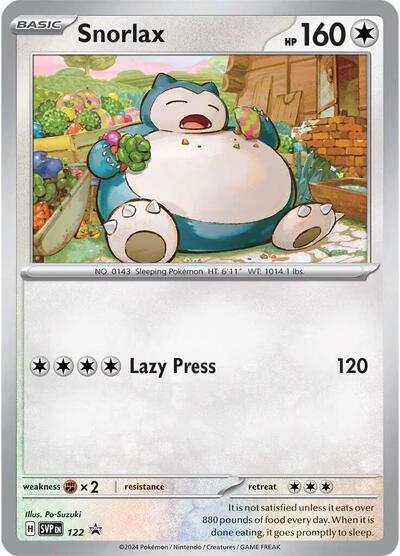 SVP: Snorlax - 122 (Holofoil)