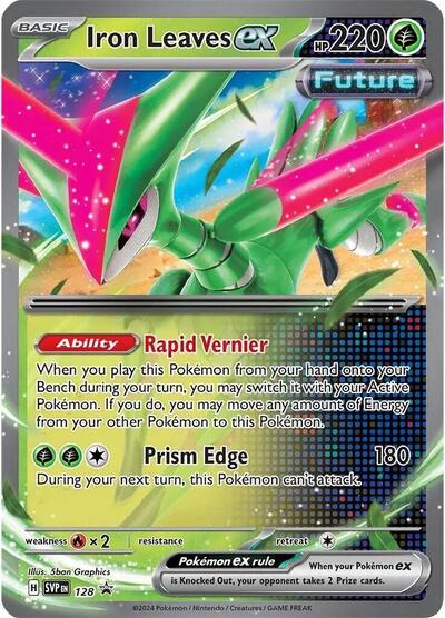 SVP: Iron Leaves ex - 128 (Holofoil)
