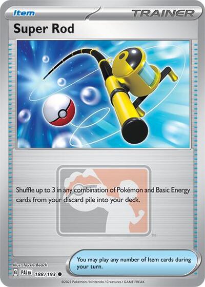 PR: Super Rod - 188/193 (Reverse Holofoil)