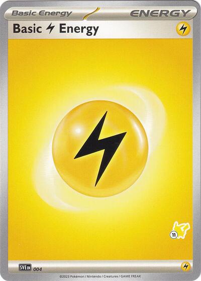 BA24: Basic Lightning Energy - Pikachu 11