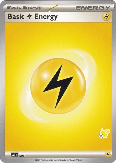 BA24: Basic Lightning Energy - Pikachu 12