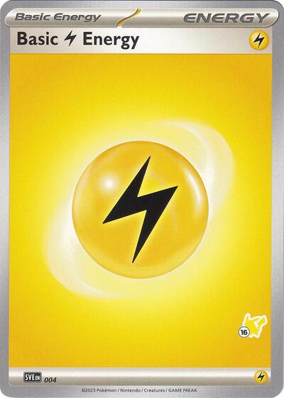 BA24: Basic Lightning Energy - Pikachu 16